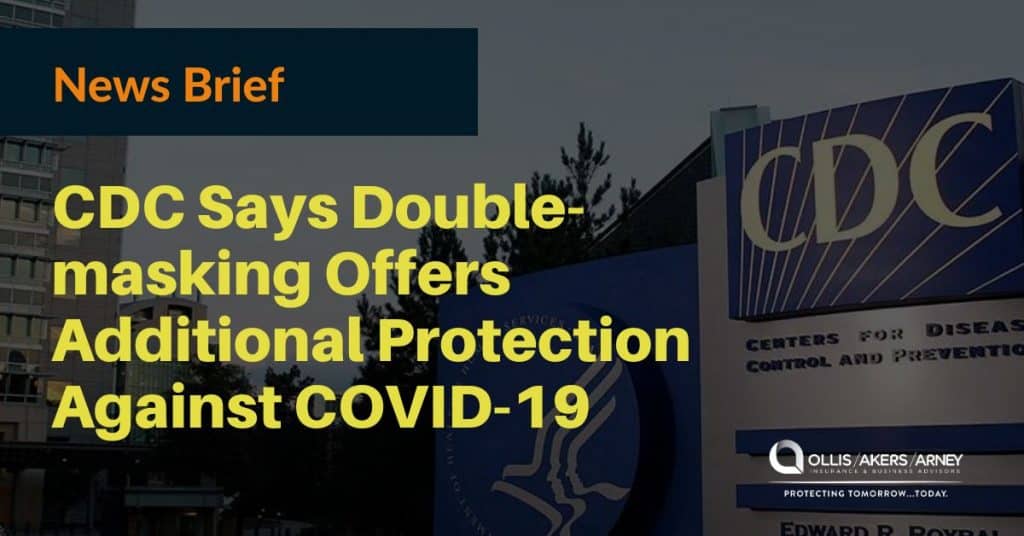 CDC Says Double-masking Offers Additional Protection Against COVID-19