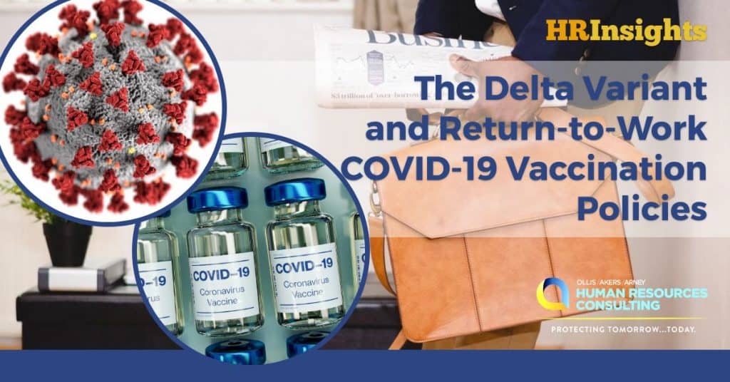 The Delta Variant and Return-to-Work COVID-19 Vaccination Policies